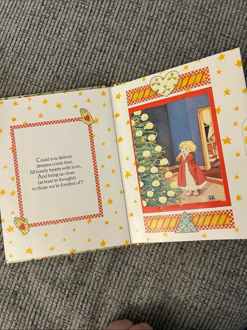 Mary Engelbreit book It Never Hurts to Ask Christmas hardcover collectible
